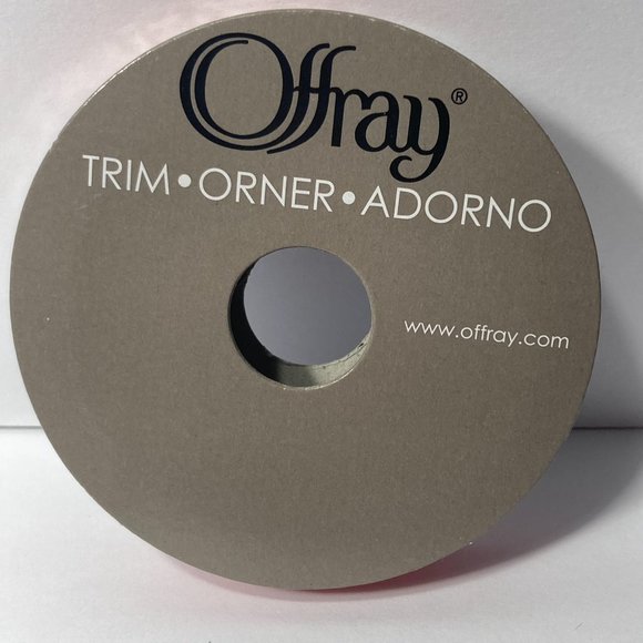 Coral Petite Lace Trim 12 Rolls Offray Crafts Scrapbook Card Making Gift 7/16" - Picture 6 of 14